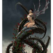 Fantasy sex art in all its beauty - monsters, dragons, hot girls