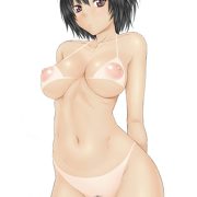 Anime girls solo pose nude