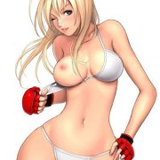 Anime blonde girls showing nipples - Ah my Goddes