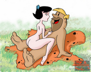 The Flintstones reveal their addiction to swinging sex in a series of hot toons