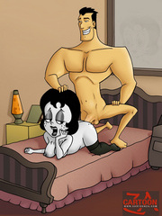 Naughty babes from Drawn Together