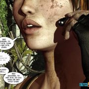 Gorgeous Lara Croft in comics