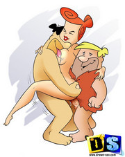 Flintstones cartoon anal sex porn pics