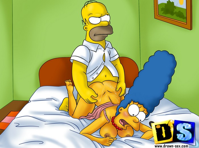 Marge Fucking A Lesbian - Fucking Simpson Oldies Having Fun - Mature Toon XXX
