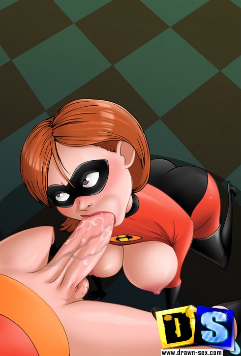 All Cartoon Pornography - Elastigirl Fucked In Every Hole - Famous Cartoon Porn