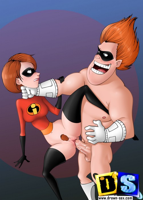 Elastigirl Fucked In Every Hole - Famous Cartoon Porn