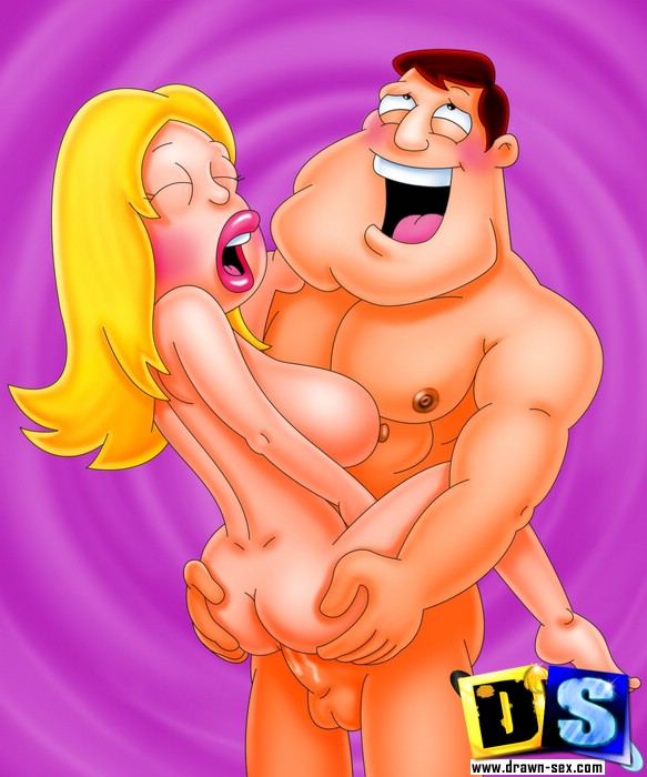 American Dad Sex Toons - American Dad in gay punishment and hot cunts