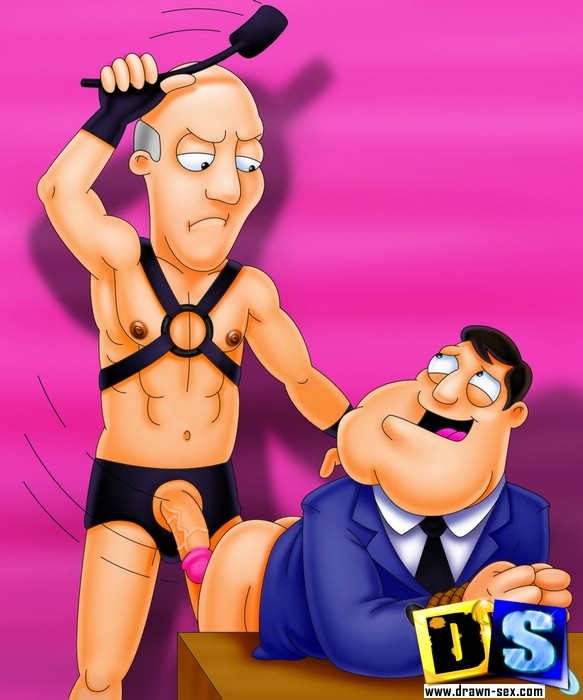 Sexy American Cartoon Porn - American Dad In Gay Punishment And Hot Cunts