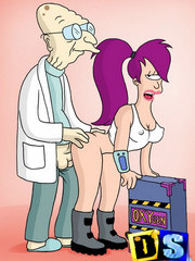 Sexy Babe Leela aus Futurama gefickt - adult cartoon xxx