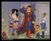 DC superheroes orgy porn