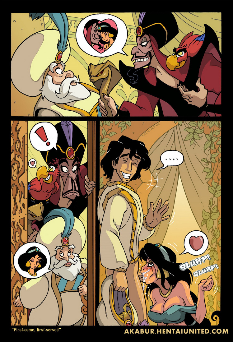 Naughty Princess Jasmine Makes Wishes