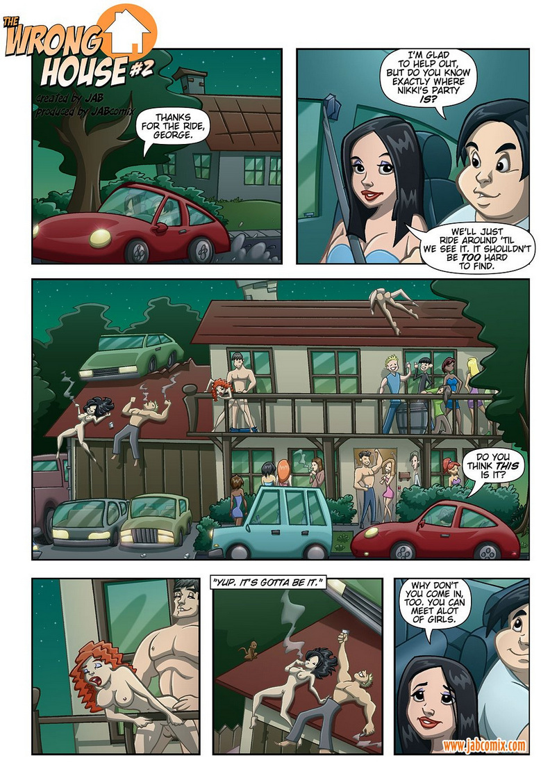Cars Porn Comics - Wrong House Free Porn Fucking In The Car