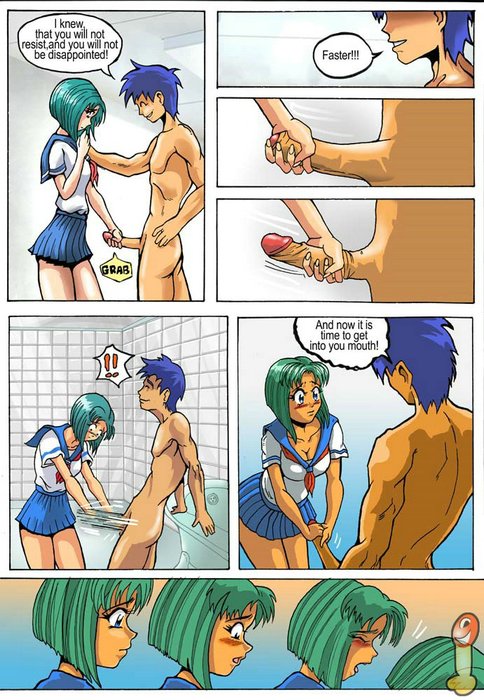 Bathroom Mature Cartoon Porn - Shower Sex - Adult Comics