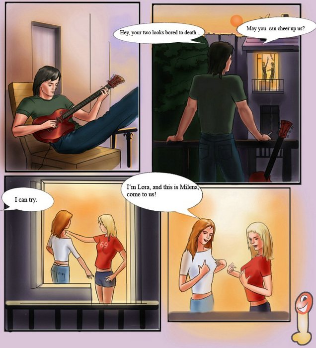 Catching Fire Hunger Games Porn Comics - Bisexual Threesome Steamy Hot Porn