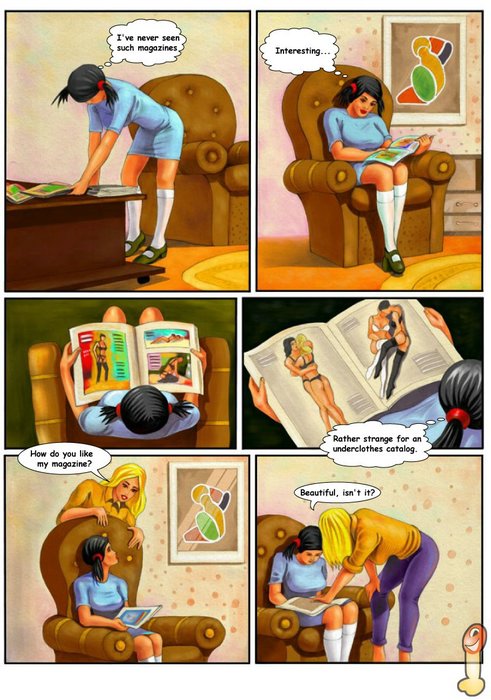 Lesbian Xxx Cartoons - Lesbian College - Porn Comix