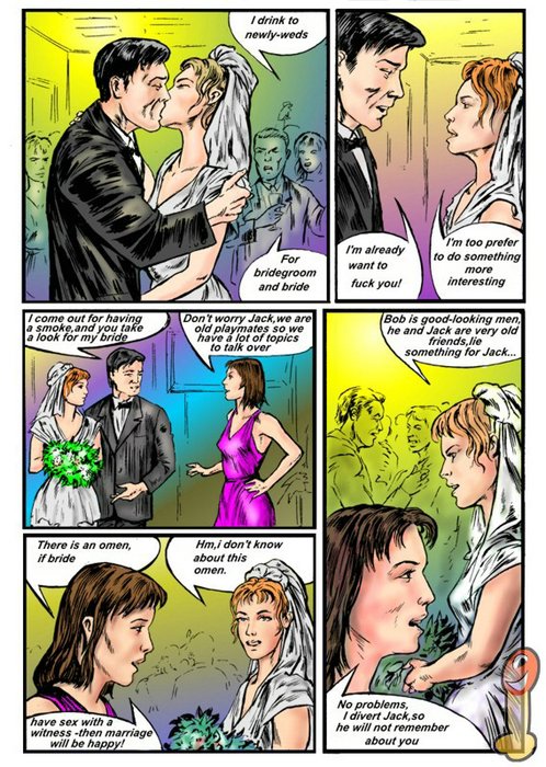 Hot Cartoon Sex - Hot Wedding Party Sex - Sex Comics