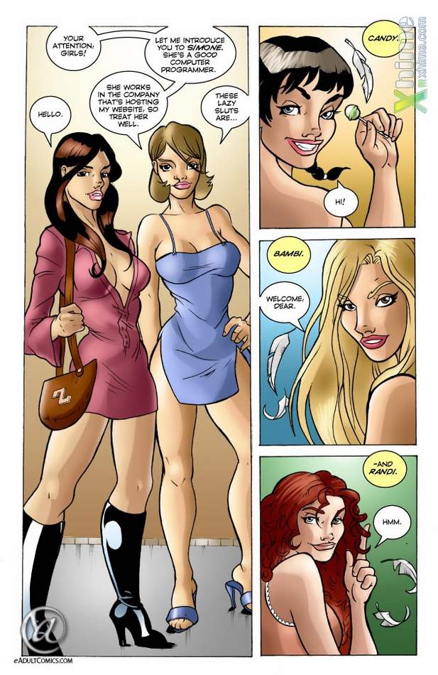 Famous Cartoon Sex Comics - Slumber Party For Lesbians