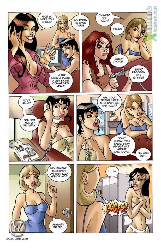 Cartoon Lesbian Porn Party - Lesbian Slumber Party