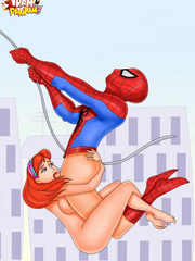Tarzan and Spider-Man sex adventures
