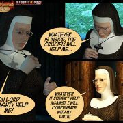 The Infernal Convent: Demon watch ladies having sex