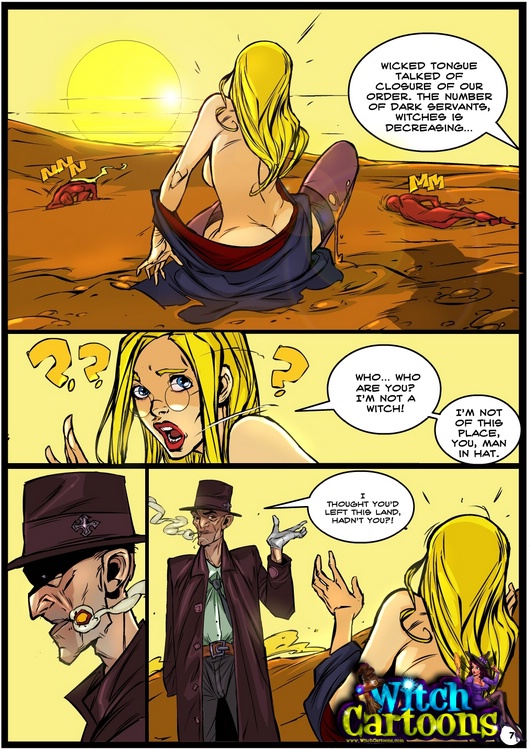 Man And Wich Sex - Filthy Desert Roamer Attacks A Sexy Witch Sex Comics