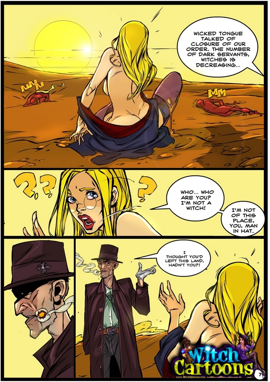 Sexy Witch Cartoon Porn - Filthy Desert Roamer Attacks A Sexy Witch Sex Comics