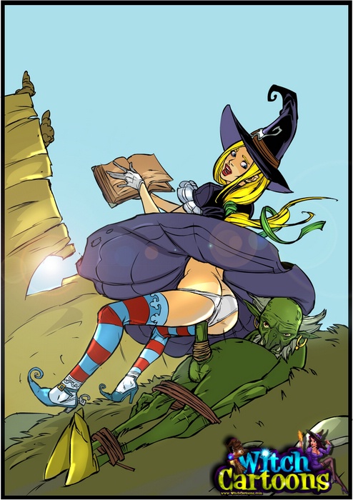 Sexy Witch Cartoon Xxx - Hardcore Fucking With A Blonde Witch - Sex Comic