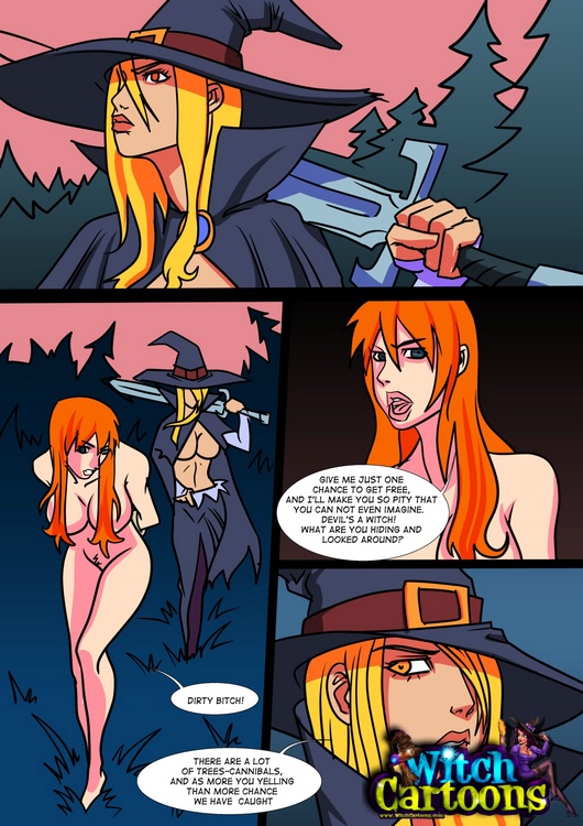 Witch Punishes A Sexy Princess - Sex Comics