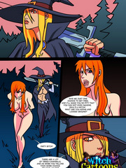 Witch punishes a sexy princess comics