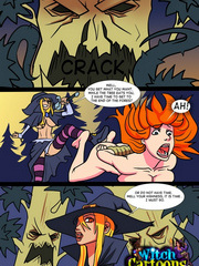 Witch punishes a sexy princess comics
