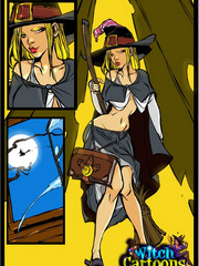 Bound and banged witch hot sex comics